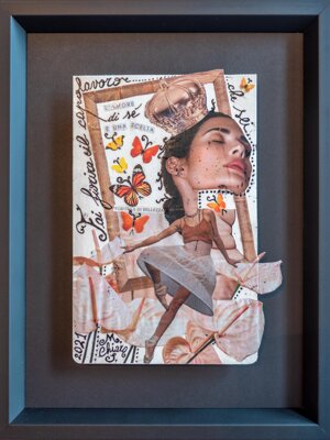 2021 - Collage e inchiostro su carta (cm 13x20)