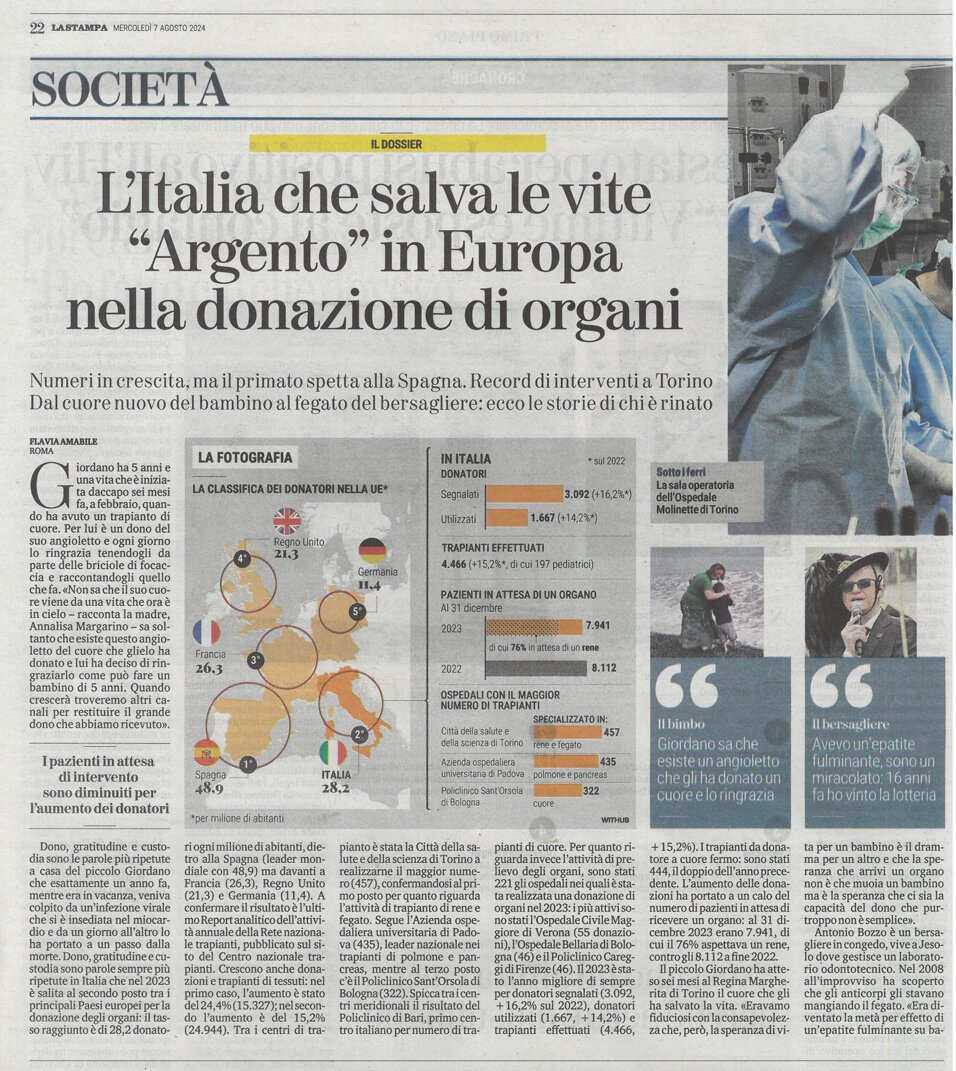 la stampa 7.8.24 trapianto organi.jpeg