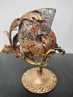 ammonite-fossile-su-bronzo