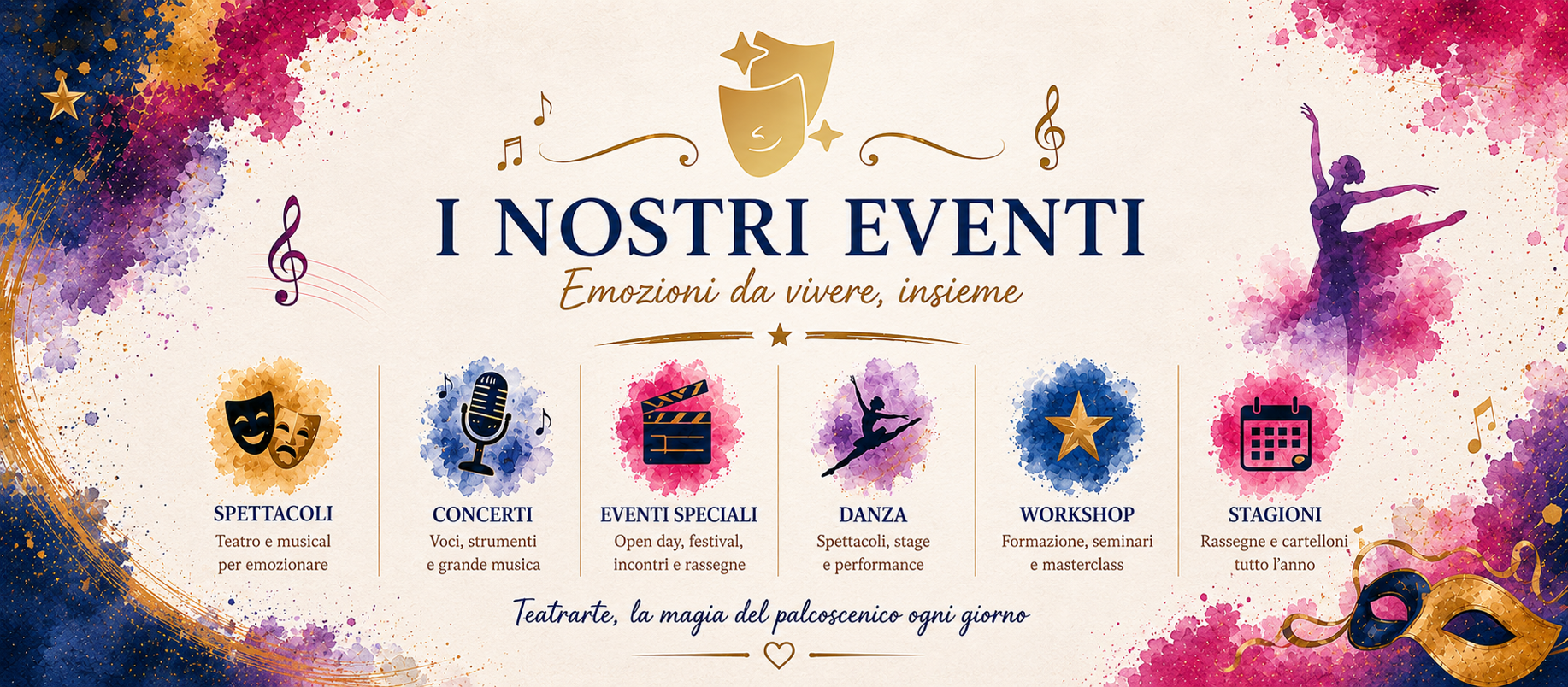 Eventi Teatrarte nel Valdarno: spettacoli, concerti, danza, workshop
