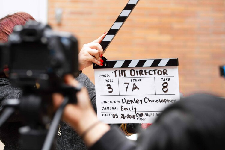 Ciak set cinematografico 