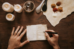 ritaglia-le-mani-scrivendo-vicino-candele-e-ingredienti.jpeg