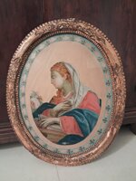 vergine-in-preghiera-dipinto-su-vetro-pittore-toscano-xviii-sec