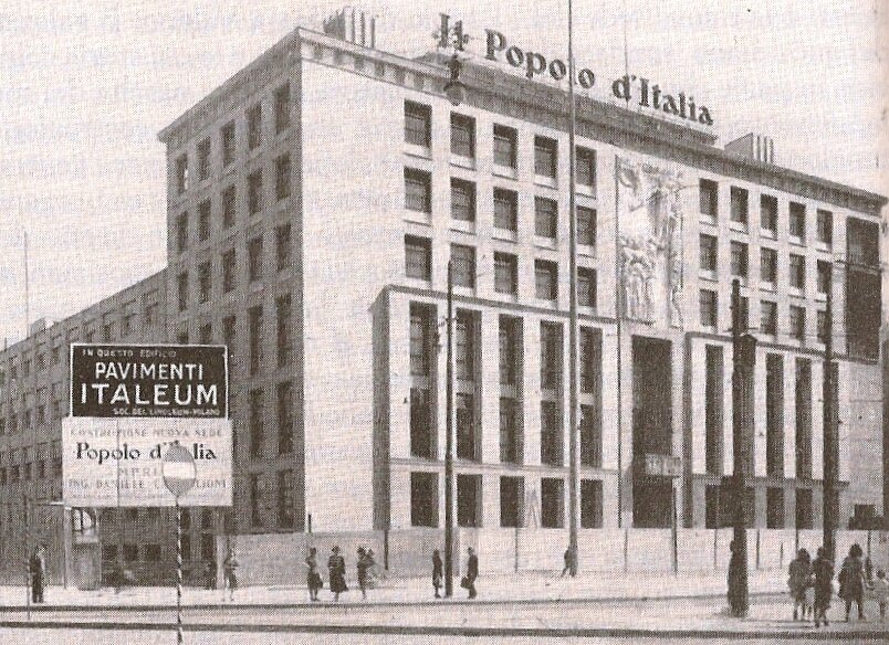 MILANO. PALAZZO DE “IL POPOLO D’ITALIA”.