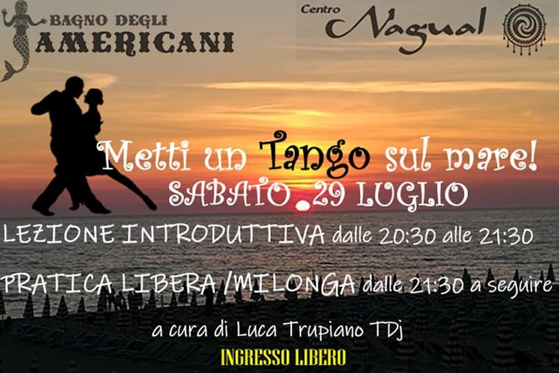 Sabato 29 luglio torna "Metti un tango sul mare" al BAM