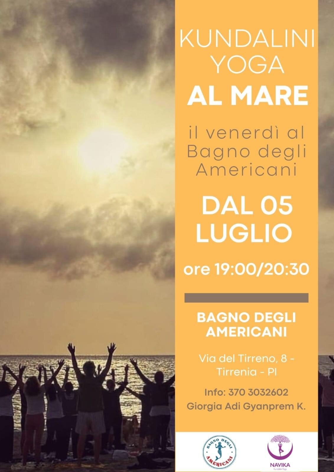 Tutti i venerdì al Bagno degli Americani la pratica del Kundalini YOGA