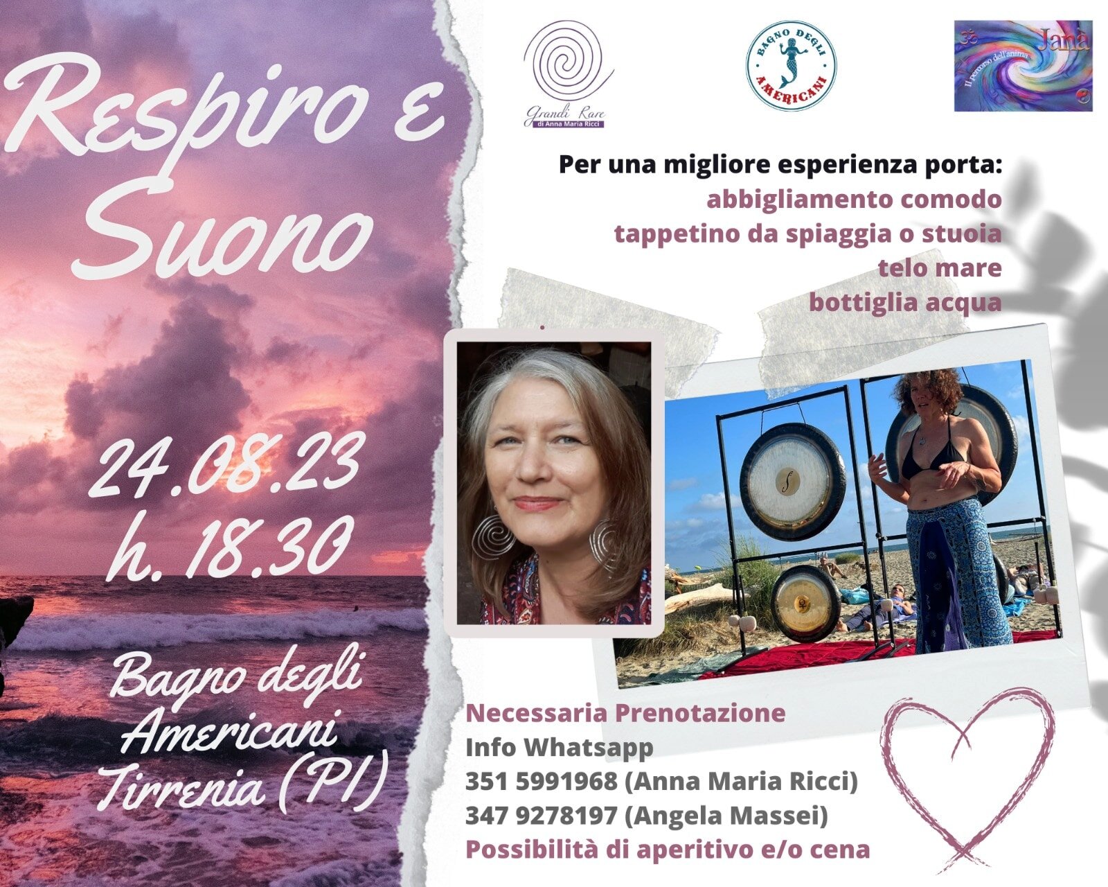 &ldquo;Suono e Respiro&rdquo;, relax sulla spiaggia del BAM