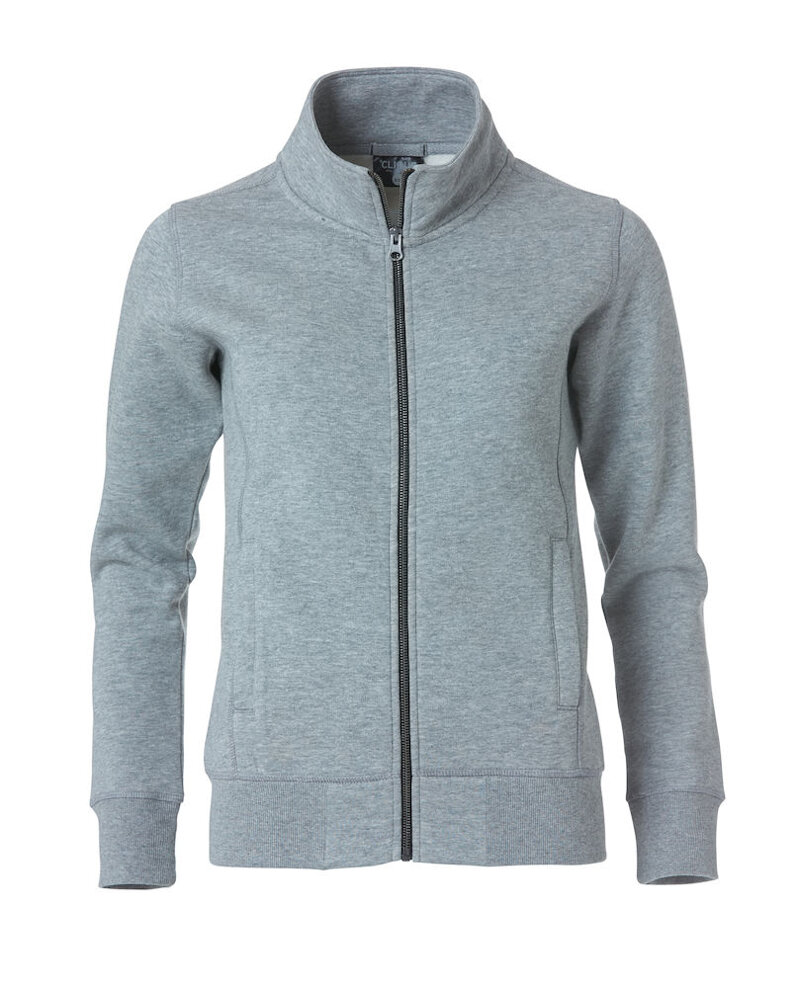 cardigan-zip-classic-donna-con-logo-ricamato-big-bench
