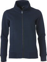 cardigan-zip-classic-donna-con-logo-ricamato-big-bench