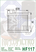 filtro-olio-hiflofiltro-hf117