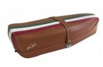sella-sportiva-marrone-con-bandiera-italiana-luga-per-vespa-50-special