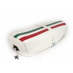 sella-sportiva-bianca-con-bandiera-italiana-lunga-con-serratura-per-vespa-50-special