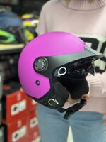 casco-mph-jet-one-doppia-visiera-matt-grey-belfast-rosa-opaco