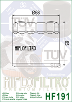 filtro-olio-hf-191