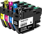 set-cartucce-compatibili-per-brother-lc421-nerocianomagentagiallo