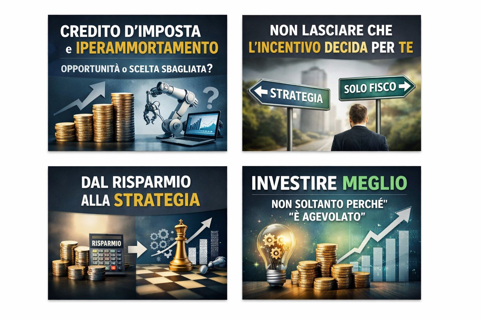 Credito d&rsquo;imposta e iperammortamento: come usarli in modo strategico (non solo fiscale)