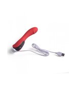 vibrador-silicona-punto-g-recargable-rojo