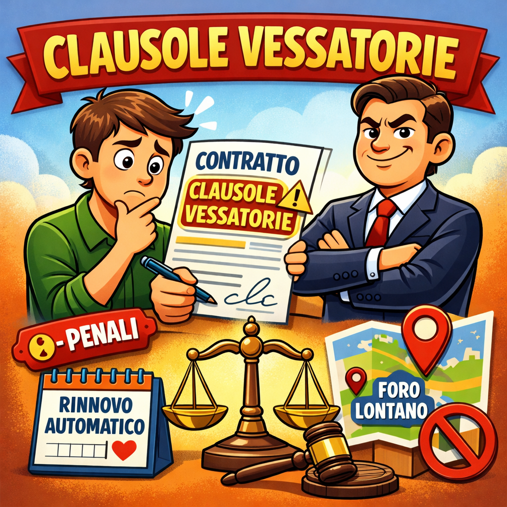 Clausole vessatorie: cosa sono e perché devi conoscerle prima di firmare