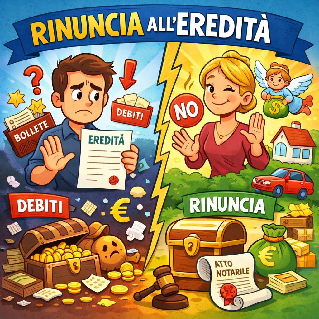 Rinuncia all’eredità: quando conviene, come si fa e quali effetti produce Rinuncia all’eredità: quando conviene, come si fa e quali effetti produce
