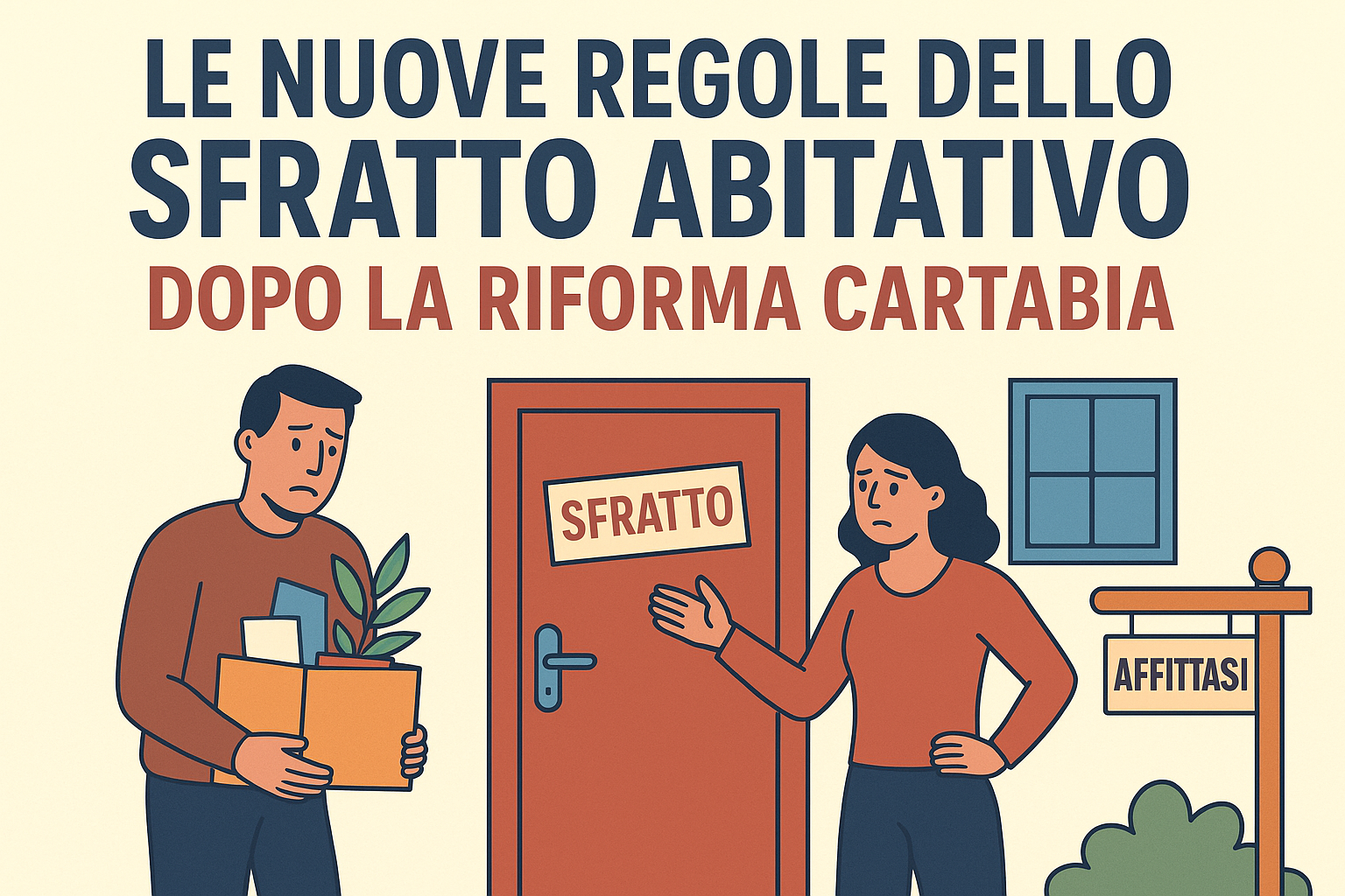 Le nuove regole dello sfratto abitativo dopo la Riforma Cartabia