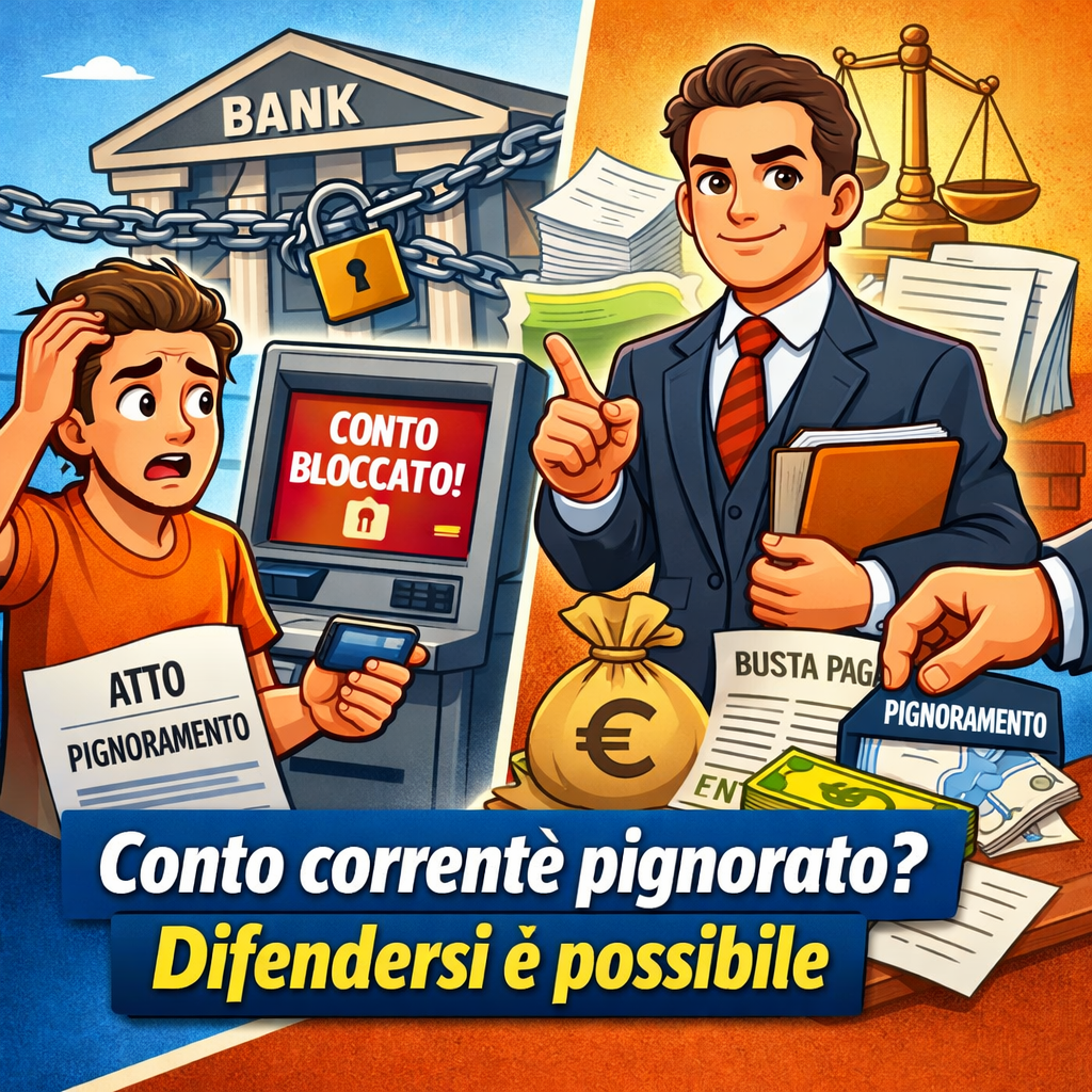 Pignoramento del conto corrente: cosa succede davvero e come difendersi