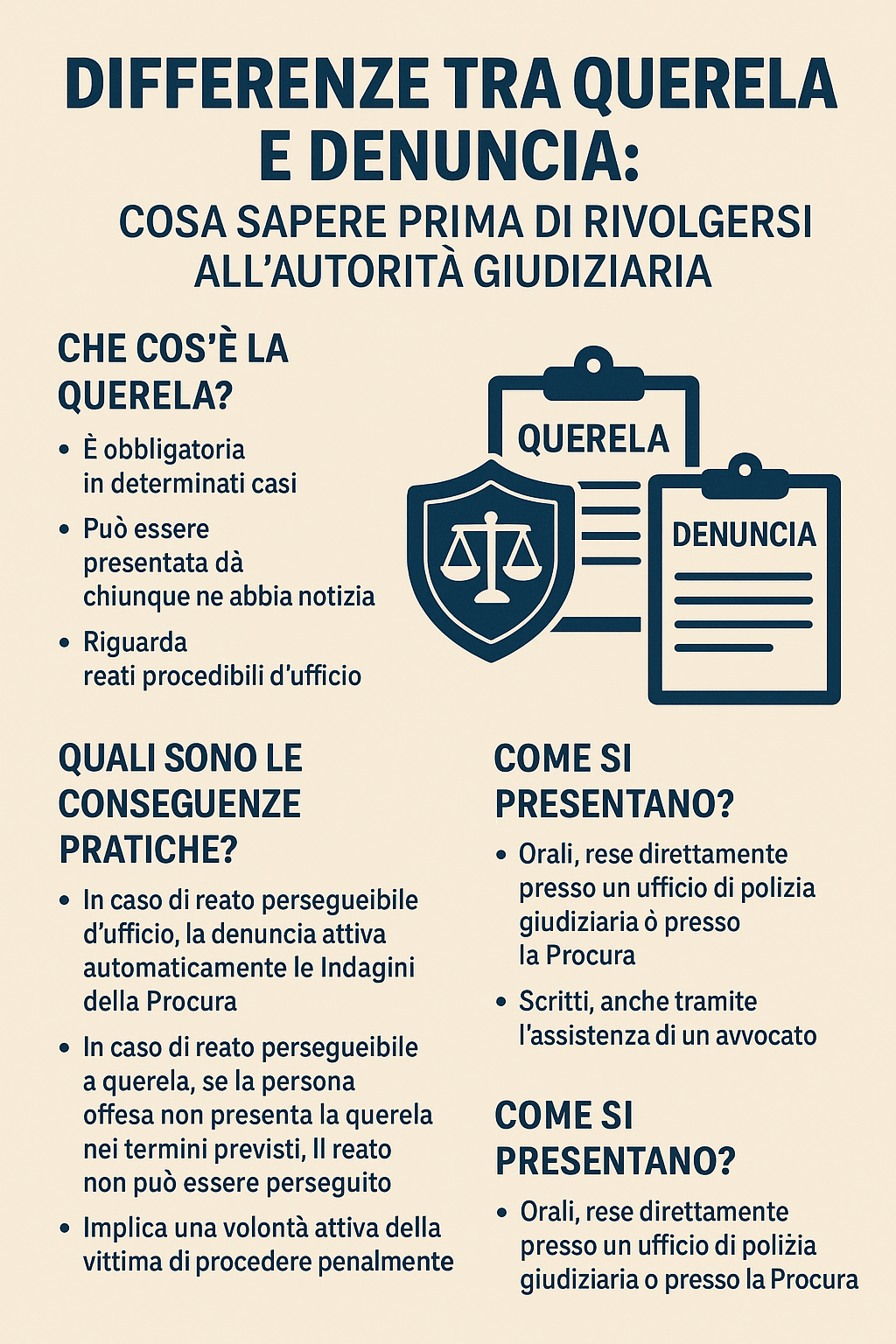 Differenze tra querela e denuncia: cosa sapere prima di rivolgersi all’autorità giudiziaria