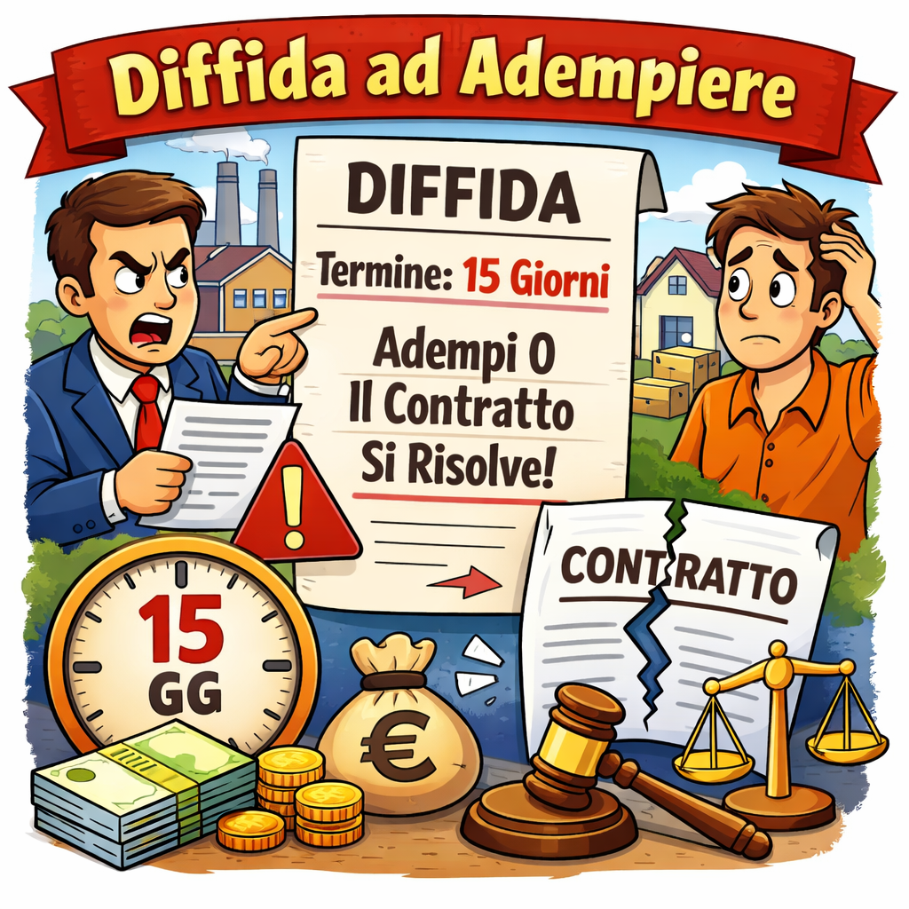 Diffida ad adempiere: cos&rsquo;&egrave;, quando si usa e quali effetti produce