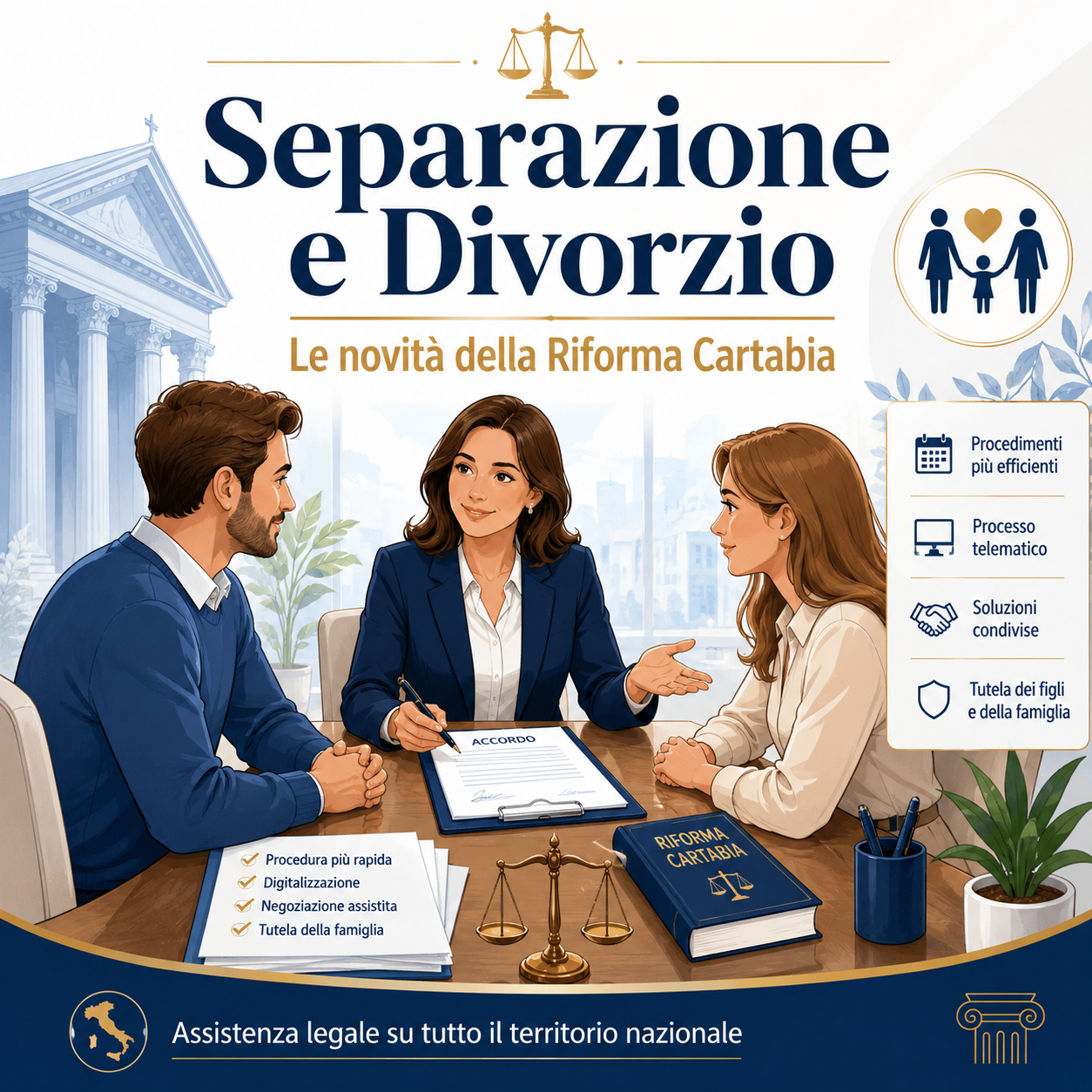 Separazione e divorzio dopo la Riforma Cartabia: cosa è cambiato e come procedere