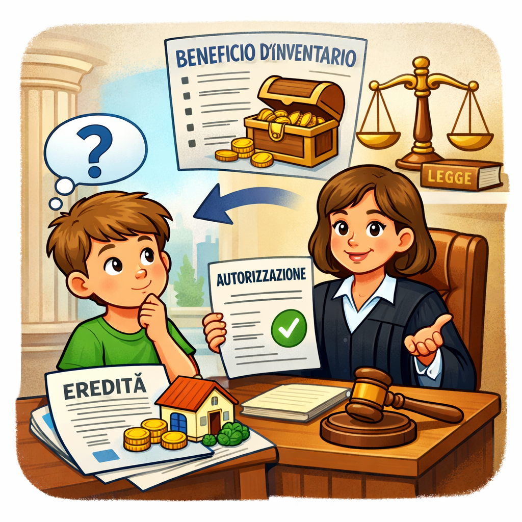 Minore chiamato all’eredità: quando serve l’autorizzazione del giudice tutelare