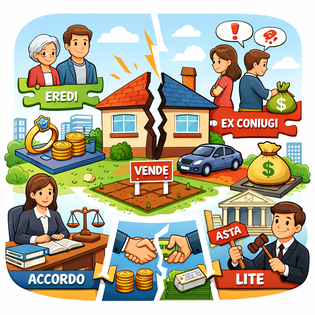 Divisione della comunione: cos’è e come si scioglie la comproprietà