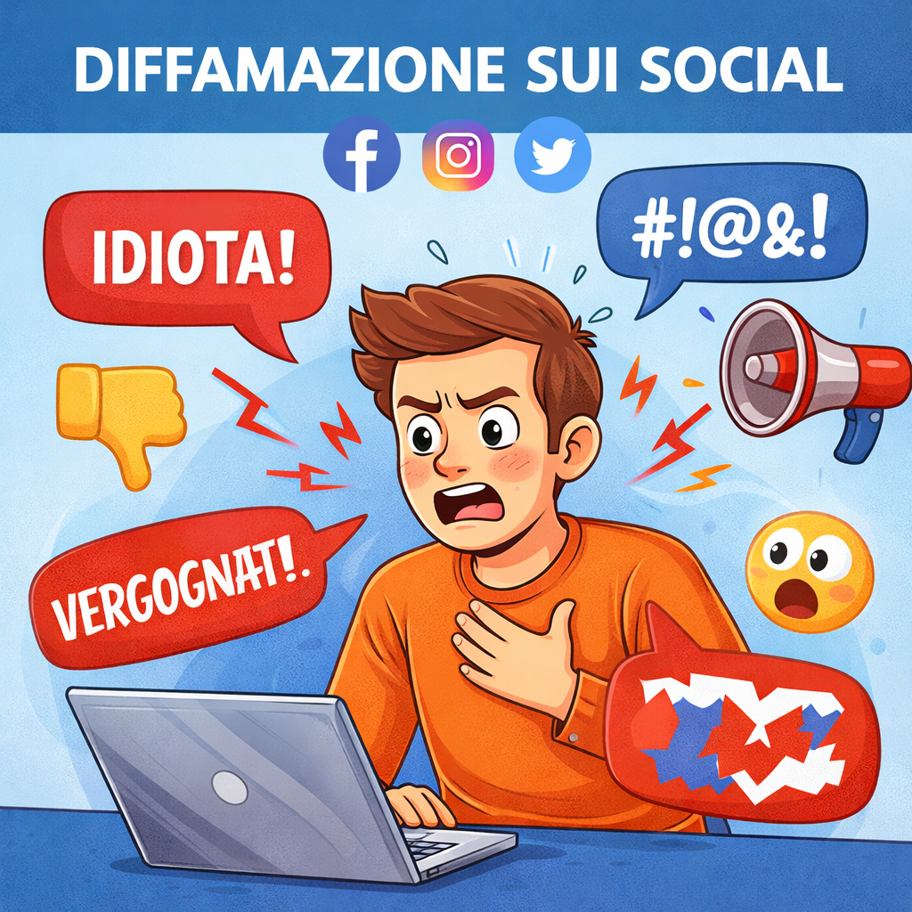 Diffamazione sui social: quando un post o un commento diventano reato