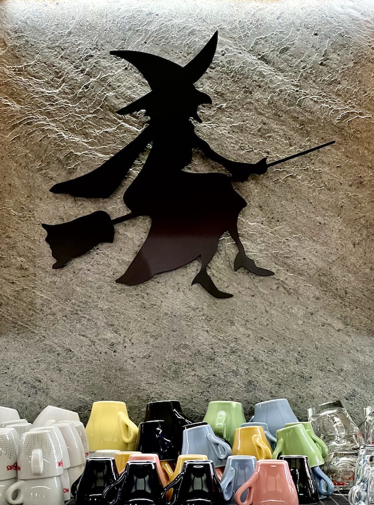 Decorative witch detail