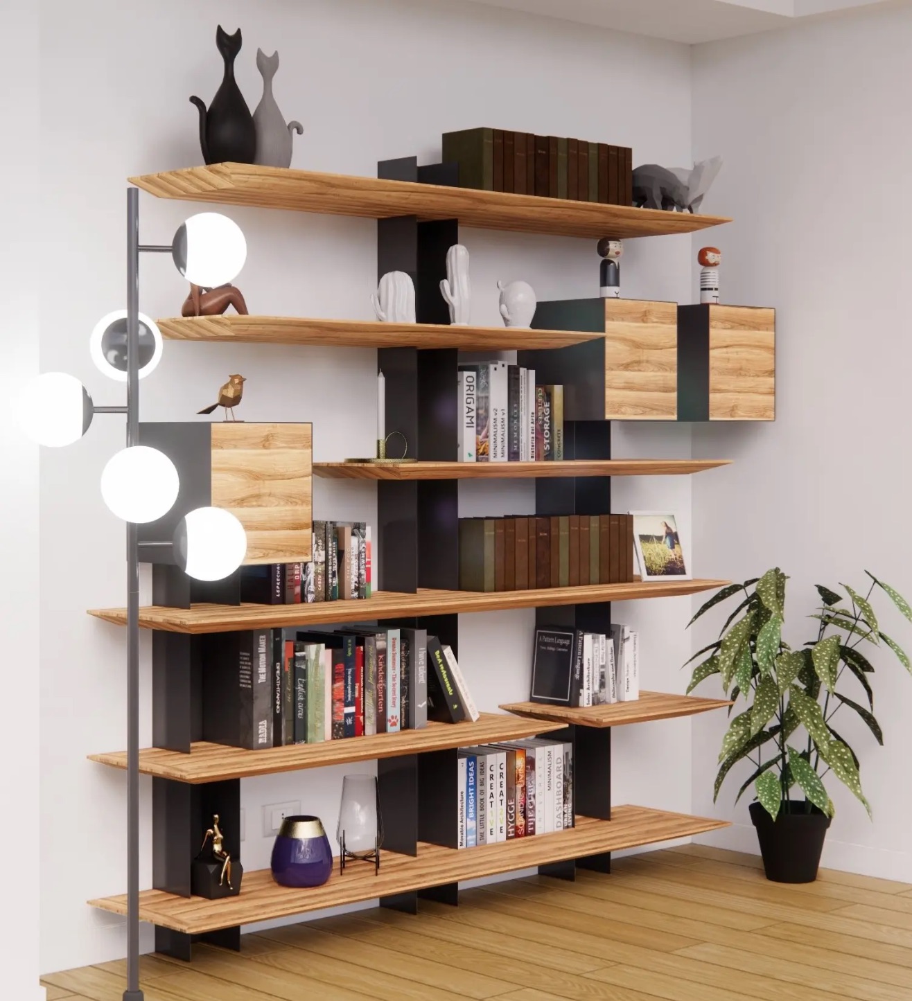Walnut Bookcase — image 07
