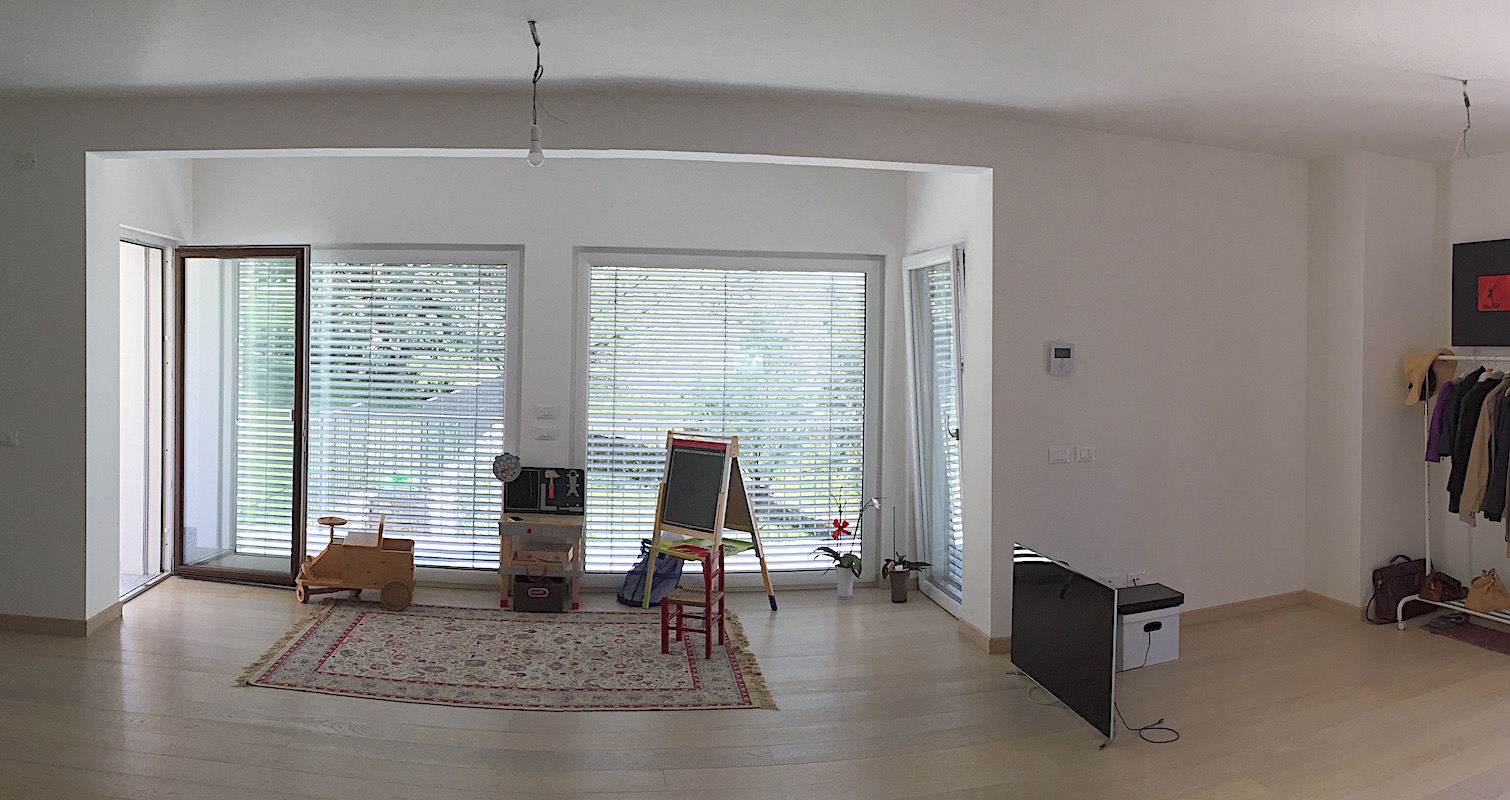 Living room before the intervention