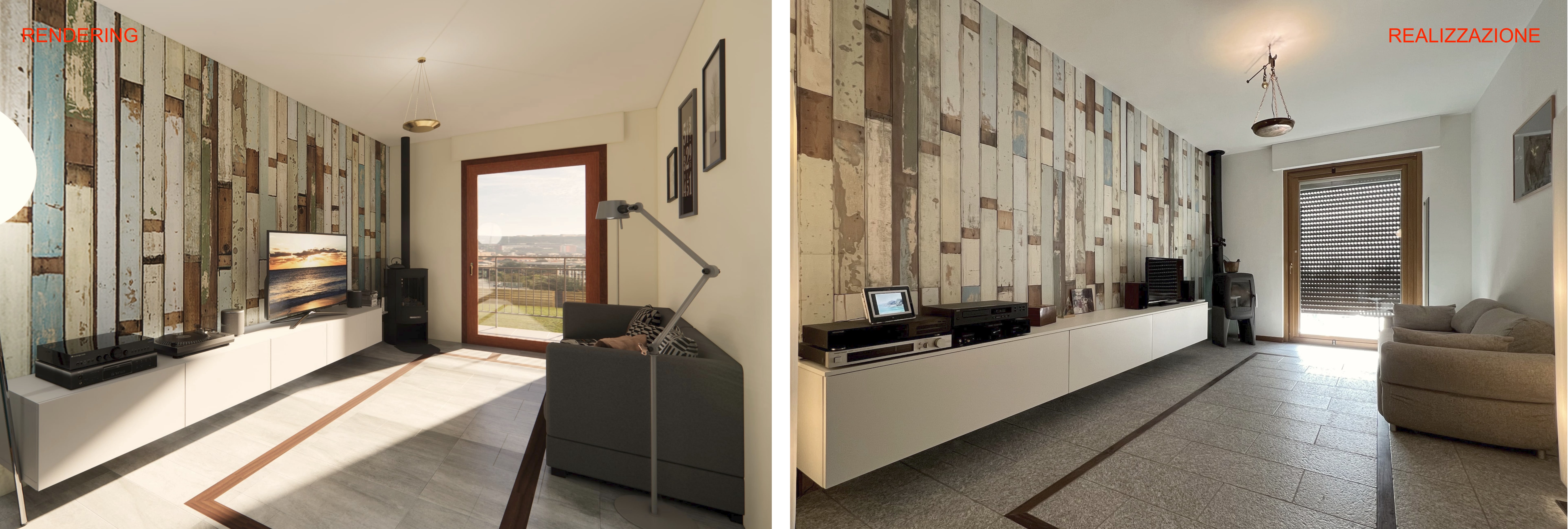 Completed detail of the small apartment 5