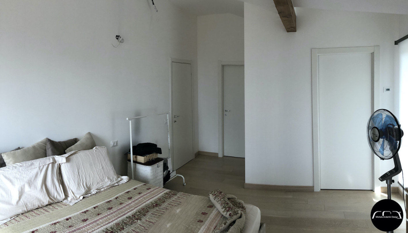Bedroom before the intervention