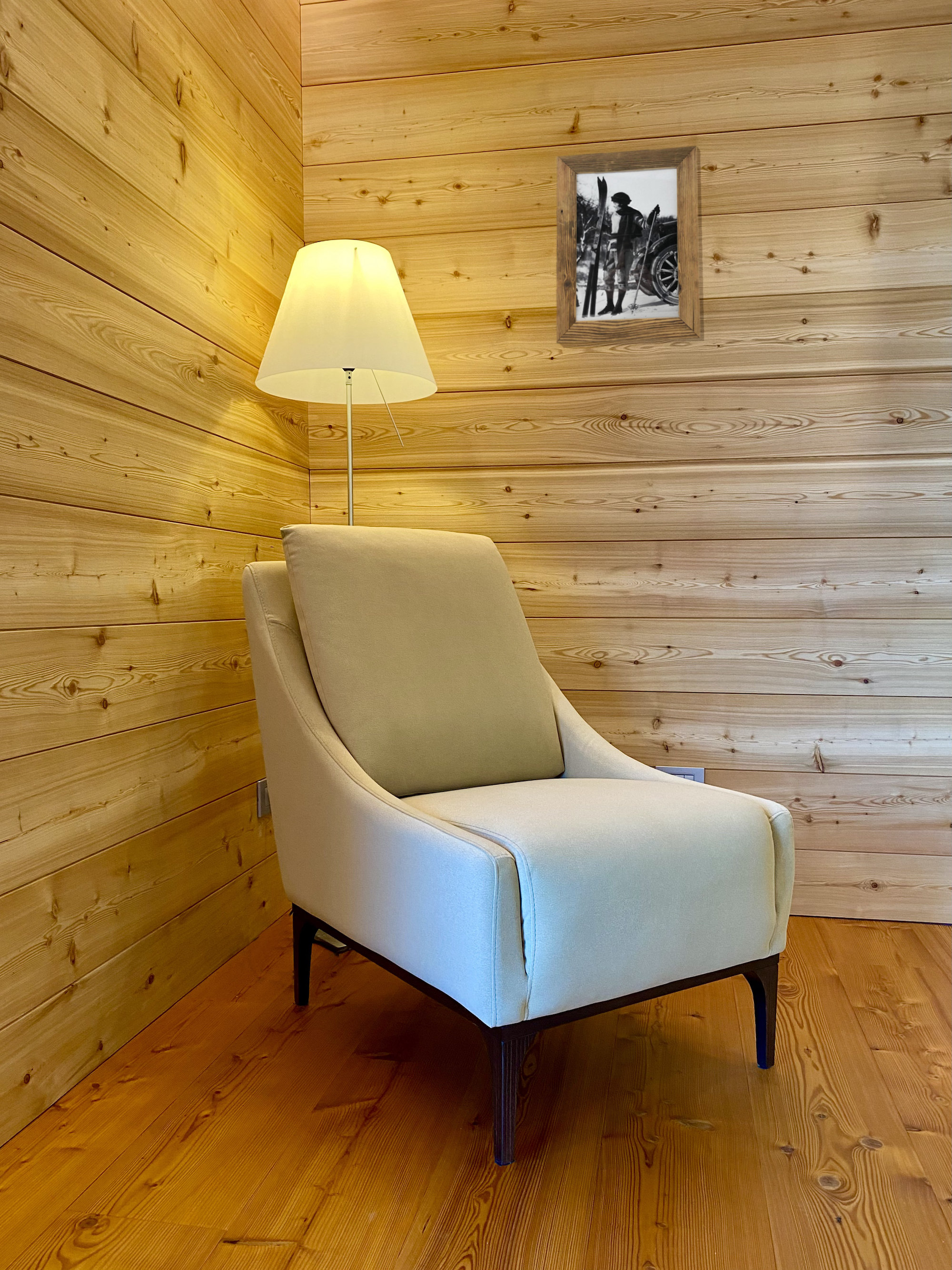 Completed reading corner in the Relax Room
