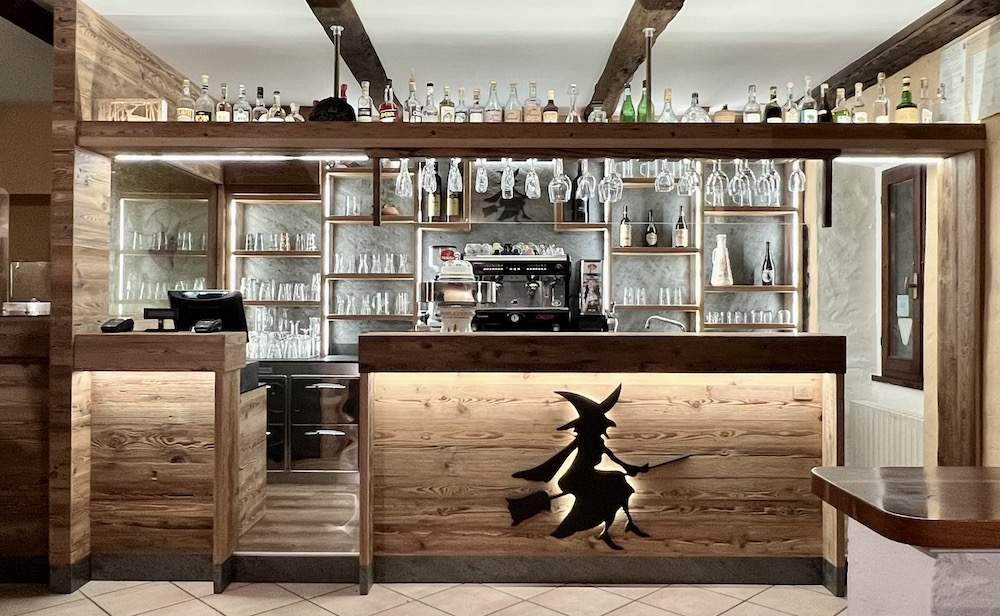 Completed counter, front view