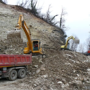 Lavori di sistemazione dissesto franoso Messa in sicurezza strada a seguito di frana ad Altissimo (VI)