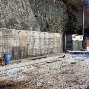 Messa in sicurezza parete rocciosa a Chiampo (VI)
