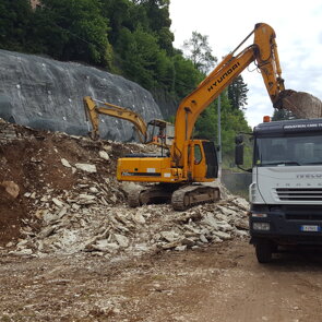 Messa in sicurezza parete rocciosa a Chiampo (VI)