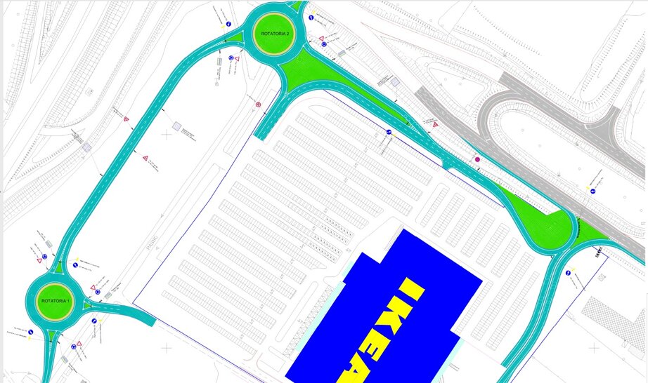 Catania, Viabilit Ikea