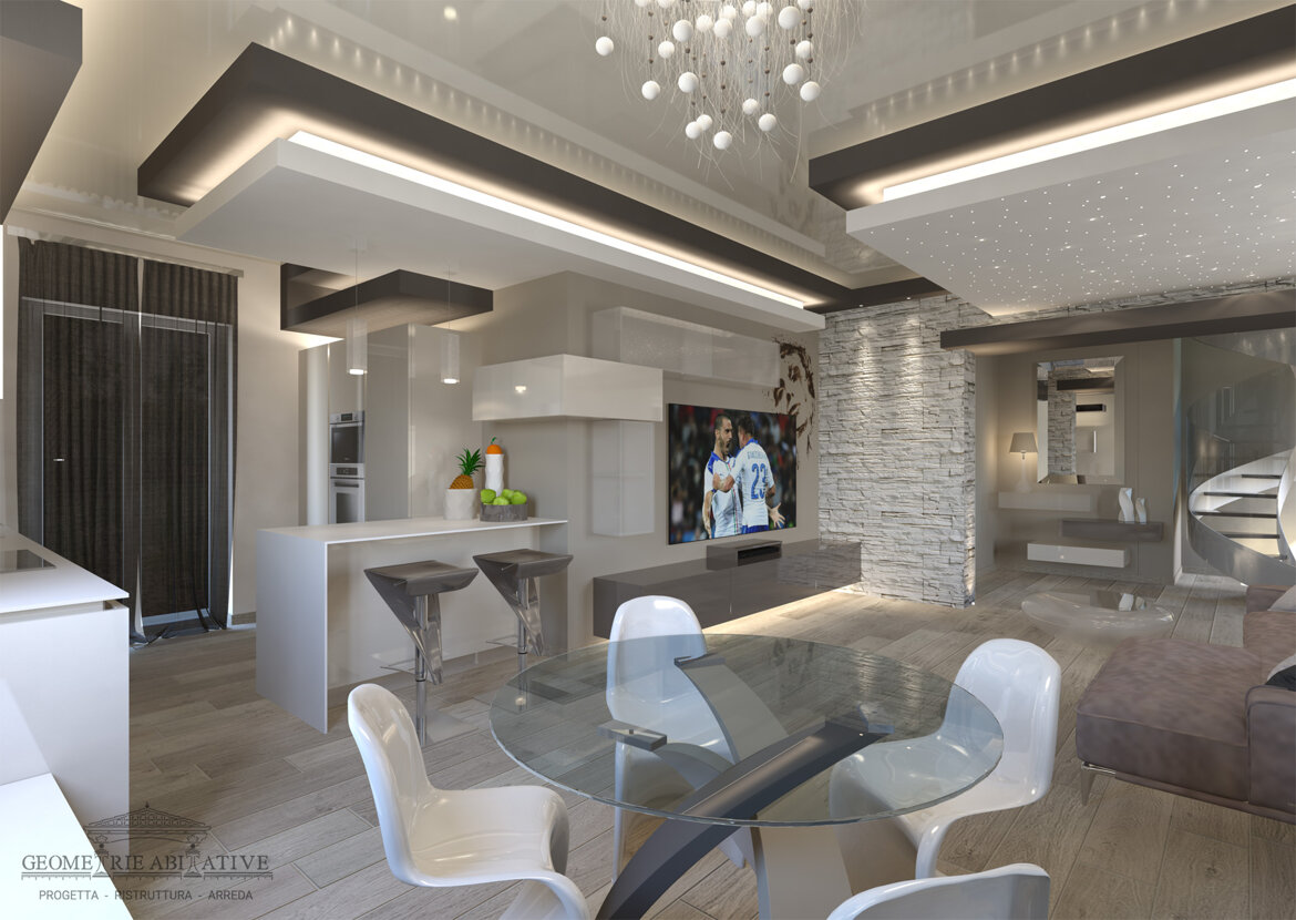 ristrutturazione-appartamento-moderno-con-soffitto-lucido ristrutturazione-appartamento-moderno-con-soffitto-lucido