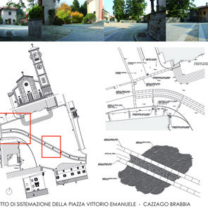 Piazza V. Emanuele Cazzago Brabbia Progetto e DL Piazza V. Emanuele Cazzago Brabbia Progetto e DL