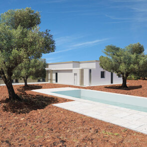 Villa con piscina Nuova costruzione villa con piscina Carovigno Puglia
