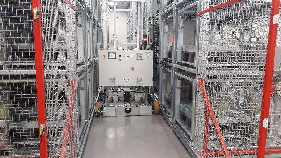 Magazzino automatico di processo