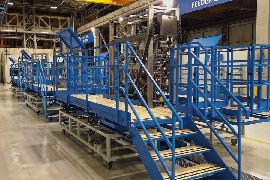 Piattaforme flessibili per moving line
