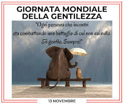 GIORNATA MONDIALE DELLA GENTILEZZA