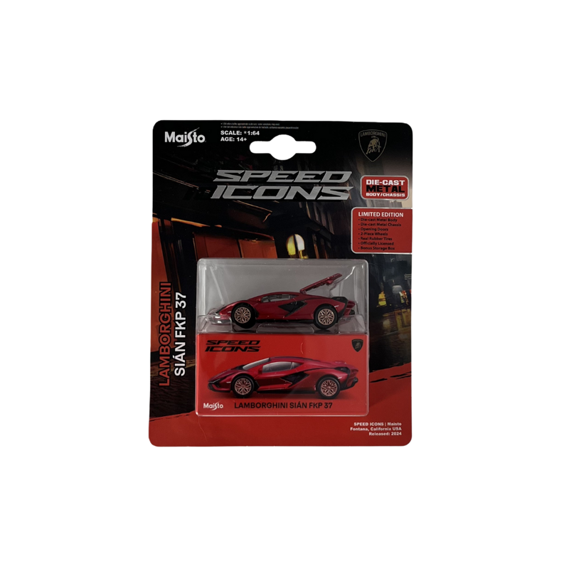 164-burago-speed-icon-lamborghini-sian-fkp-37-rossa