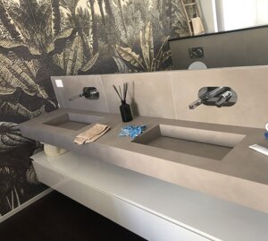 Lavabi monoblocco sospesi